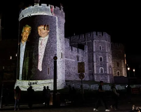 Four People Taken into Custody After Projections of Donald Trump and Jeffrey Epstein Displayed on Royal Windsor Castle