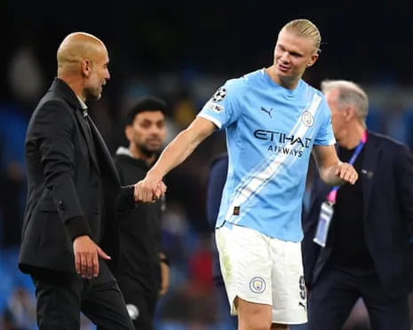 Erling Haaland Enters Elite UCL 50-Goal Club, Praised by Pep as Ronaldo and Lionel Messi's Equal