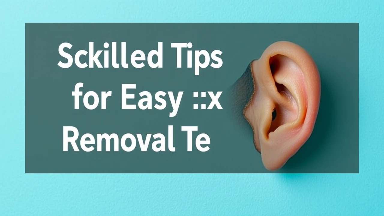 Skilled Tips for Easy Ear Wax Removal Techniques