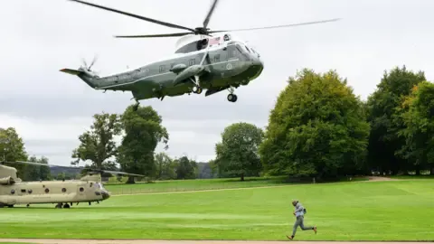 The US President Diverted and Forced to Swap Aircraft En Route to Stansted