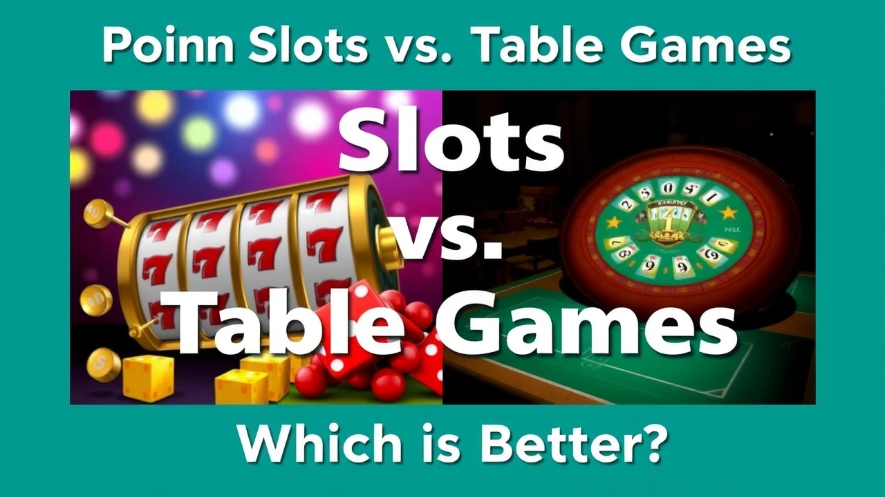 Casino Slots vs. Table Games: Which is Better?